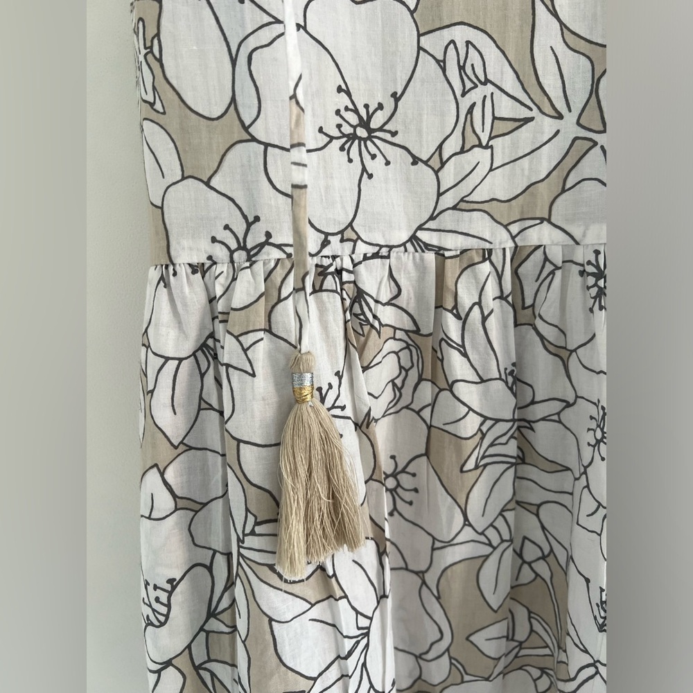 Echo New York Etched Floral Tiered Dress - Picture 4 of 8